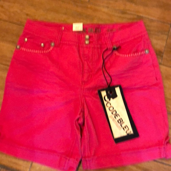 code bleu Pants - Code Bleu pink size 10/29 shorts